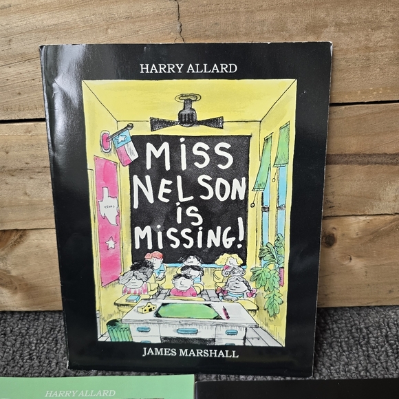 Vintage 1982 1987 Miss Nelson Is Missing Books Cassette Read A Long Books Retro - Picture 2 of 10